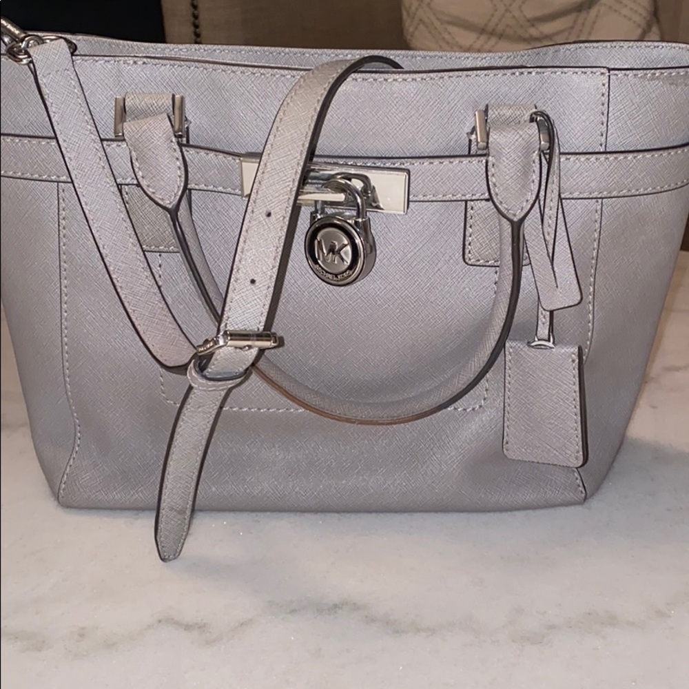 Medium Grey Michael Kors satchel